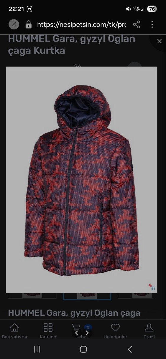 Hummel Kapüşonlu Erkek Çocuk Mont - Görsel 2