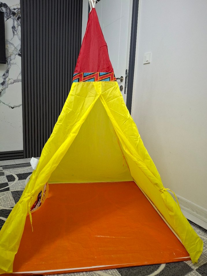 Renkli Çocuk Oyun Çadırı - Görsel 3