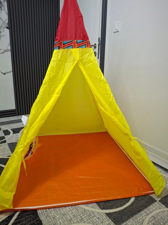 Renkli Çocuk Oyun Çadırı - Görsel 4