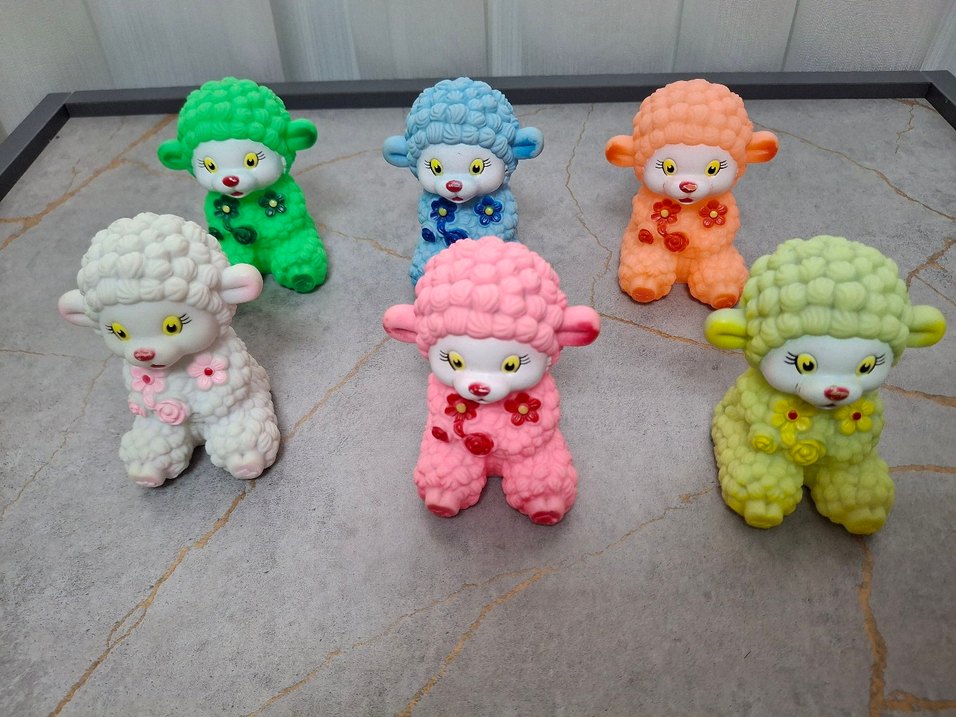 Renkli Kuzu Oyuncak Seti - Görsel 5