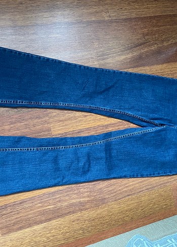 Diğer Koyu Mavi Dar Kesim Denim Jean