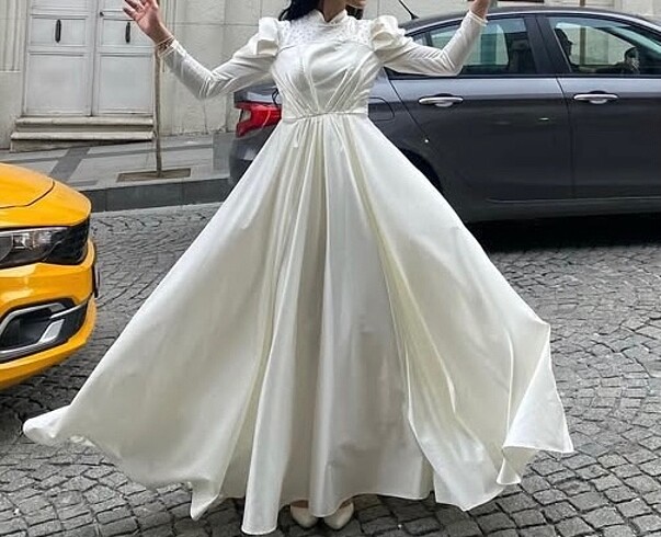 Tasarımcı Tasarım Nikah Elbisesi
