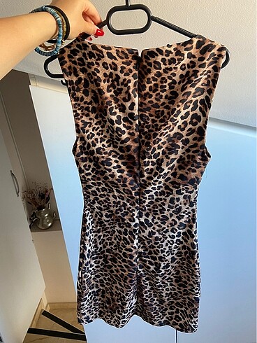 Bershka BERSHKA leopar elbise