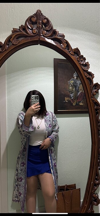 Mudo mudo çok renkli kimono