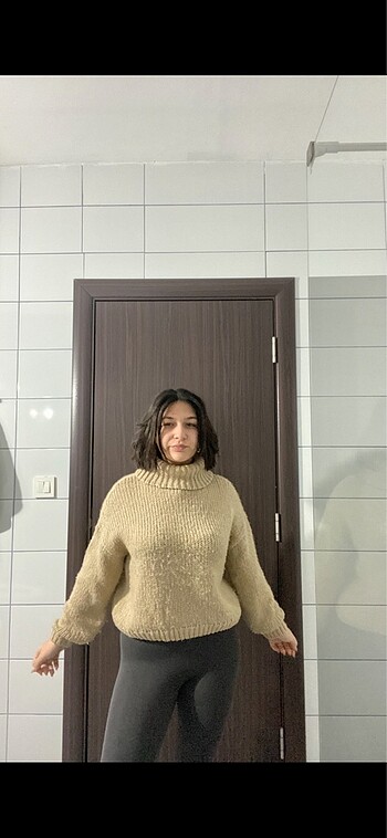 h&m boğazlı kazak
