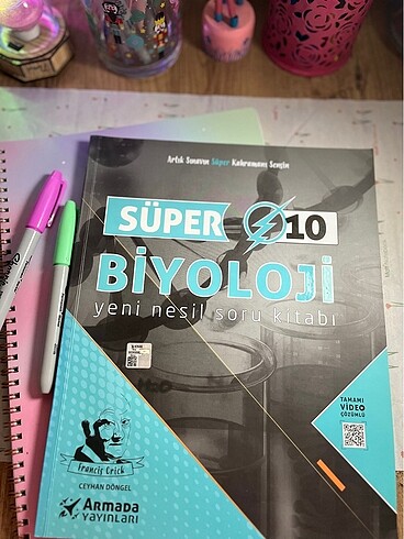 Armada Yayınları 10.sınıf biyoloji test kitabı