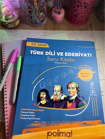 Polimat Yayınları 10.sınıf Türk dili ve edebiyatı test kitabı