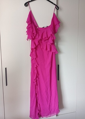 Şifon elbise - Görsel 7