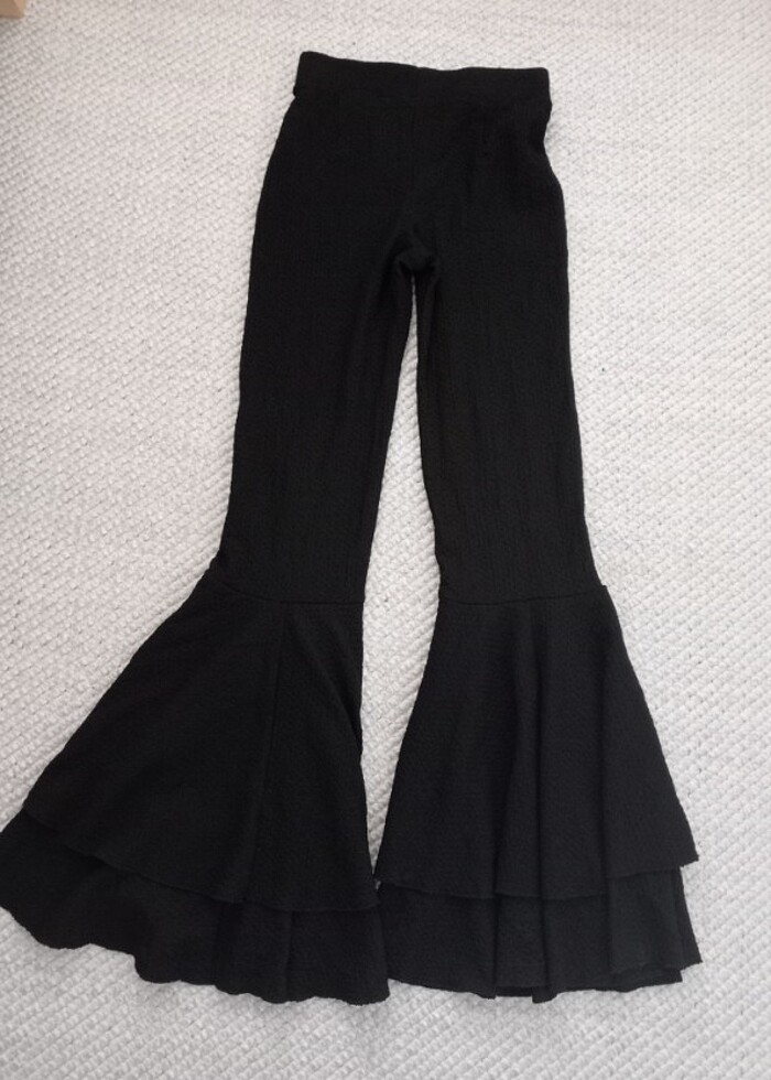 İspanyol paça tayt pantolon  - Görsel 2