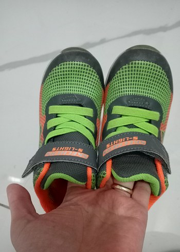 Yeşil Yılan Desenli Erkek Çocuk Spor Ayakkabı - Görsel 4