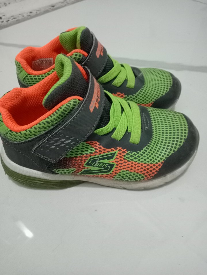 Yeşil Yılan Desenli Erkek Çocuk Spor Ayakkabı - Görsel 2