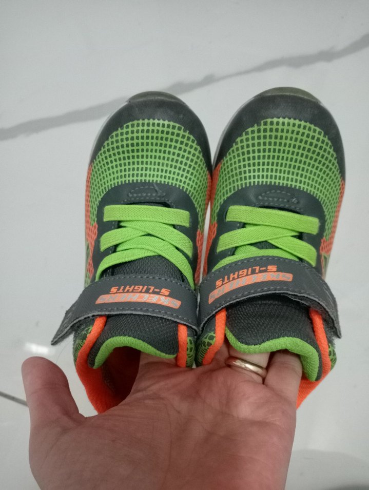 Yeşil Yılan Desenli Erkek Çocuk Spor Ayakkabı - Görsel 4