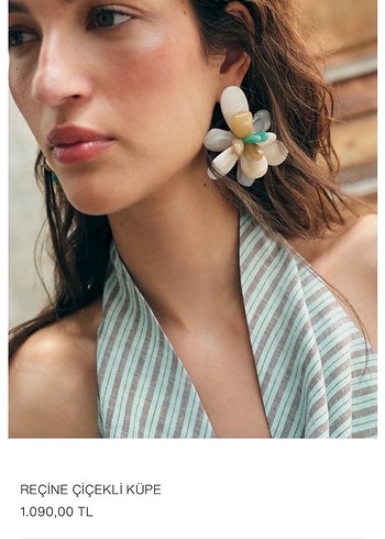 Zara Pastel Cicekli Recine Kupe