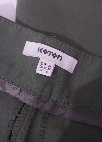 Koton KOTON marka klasik ofis pantolonu