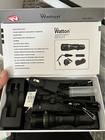 Acil Durum El Feneri Şarjlı ve Pilli - Görsel 2