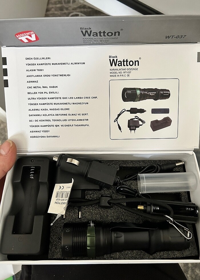 Acil Durum El Feneri Şarjlı ve Pilli - Görsel 2