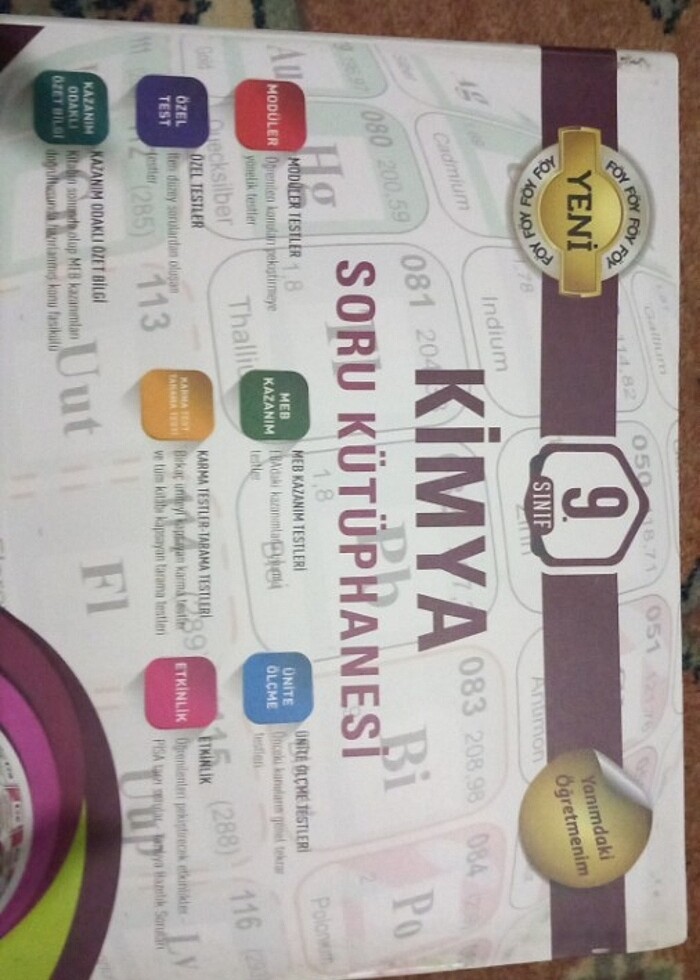 9. sinif kimya soru bankasi - Görsel 2