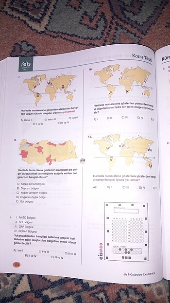 9.sınıf coğrafya soru bankası - Görsel 8