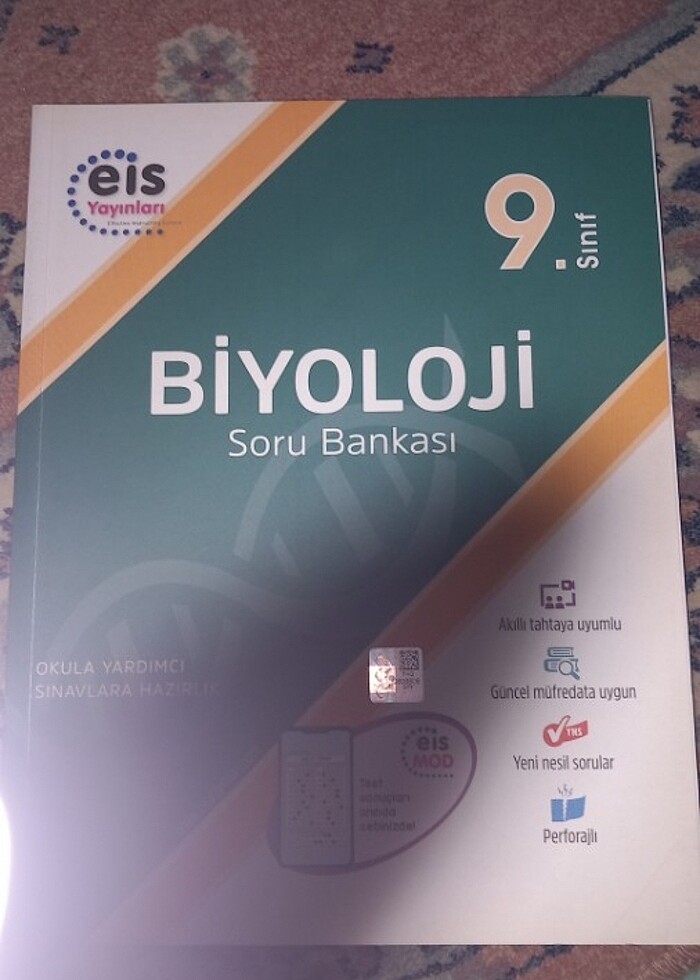 9. sınıf biyoloji soru bankası - Görsel 2