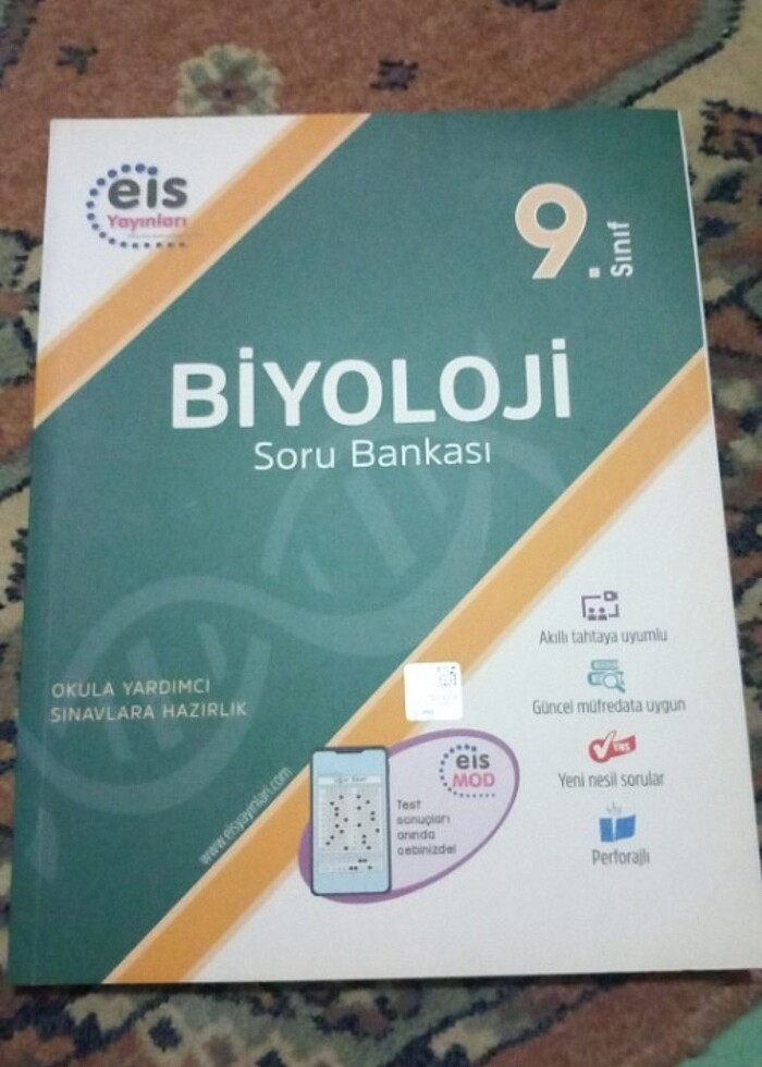 9. sınıf biyoloji soru bankası - Görsel 3