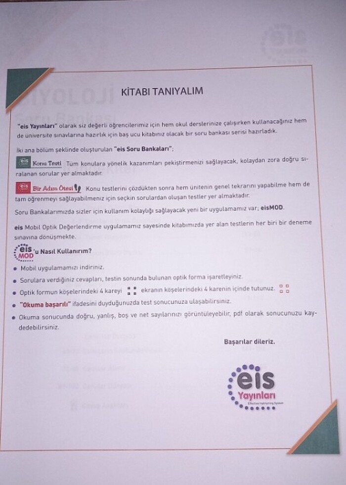9. sınıf biyoloji soru bankası - Görsel 4
