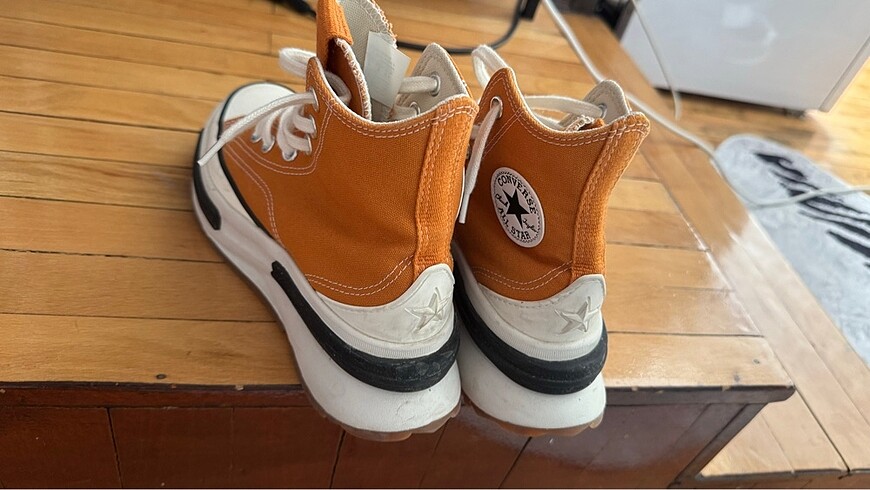 37 Beden sarı Renk Converse Hardal Sarı Orijinal