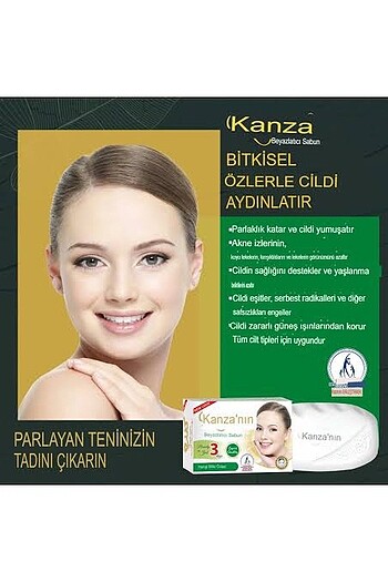 Kanz KANZA CİLT BEYAZLATICI SABUN