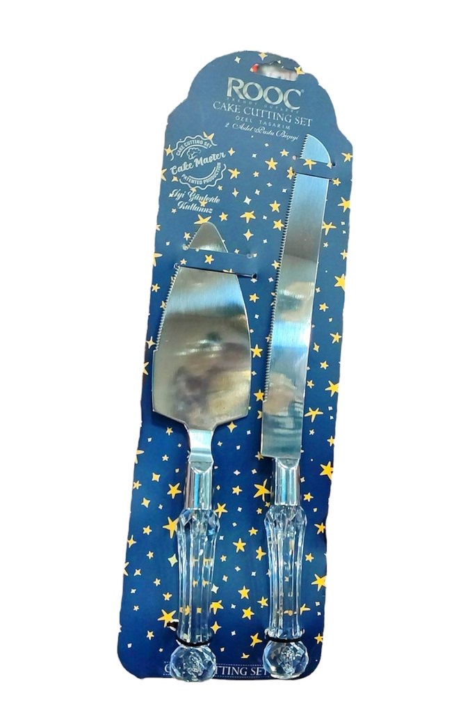 ROOC Lüks Pastakesme Bıçağı Ve Spatula - Görsel 2