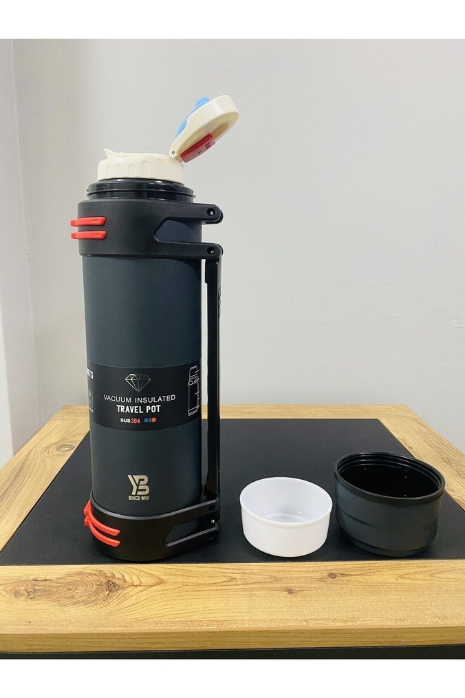 VACCUM 2.5 LİTRE PASLANMAZ ÇELİK TERMOS - Görsel 2