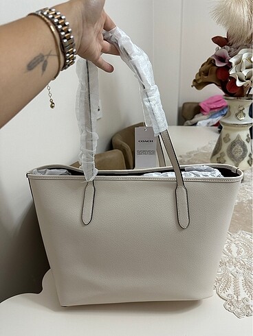 Beden beyaz Renk Coach tote bag