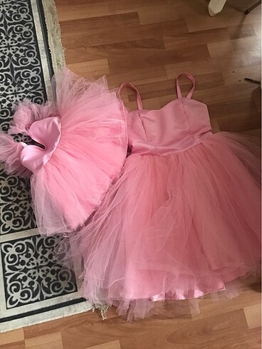 Zara Anne kız kombin 1 yaş doğum günü elbisesi
