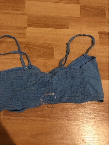 s Beden mavi Renk Crop mini