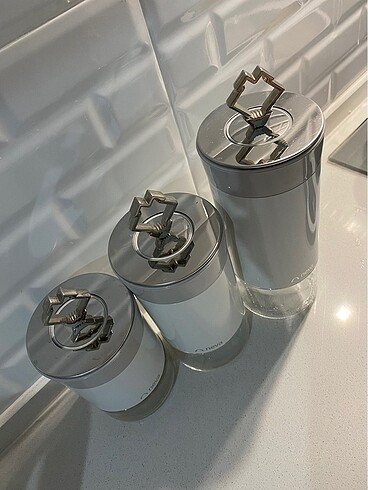Ikea Neva Marka çay şeker kahve kavanozu