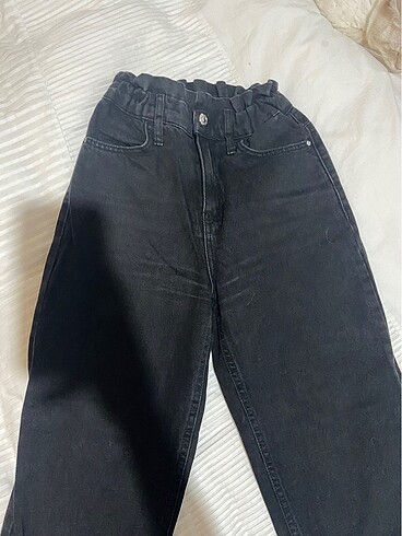 Kot jean beli lastikli
