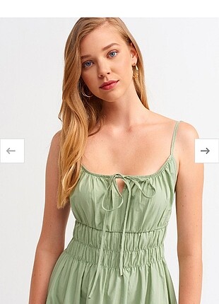Mint yeşili elbise 