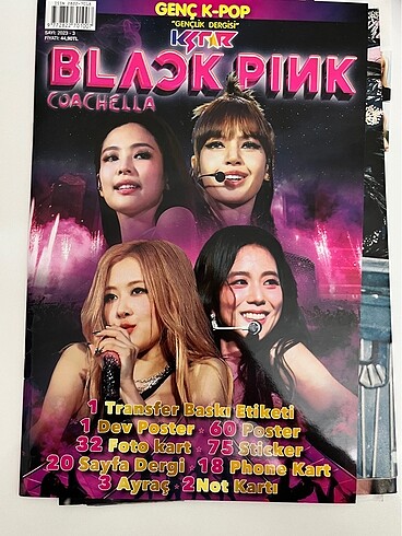 BLACKPİNK COACHELLA DERGİ