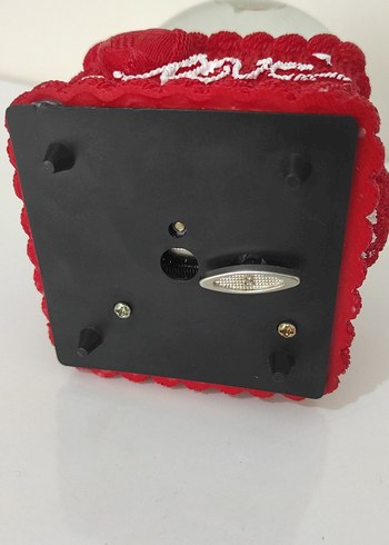 Kırmızı Aşk Temalı Kar Küresi Biblo - Görsel 3