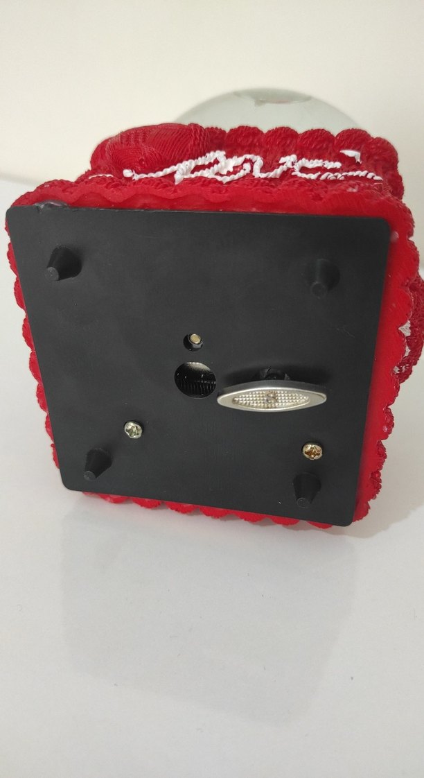 Kırmızı Aşk Temalı Kar Küresi Biblo - Görsel 3