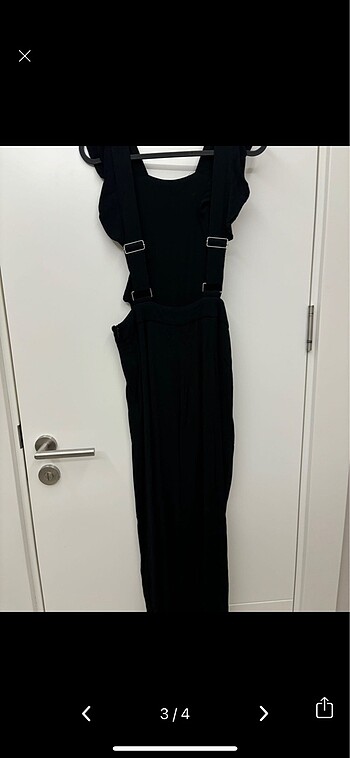 Siyah salopet - Görsel 2