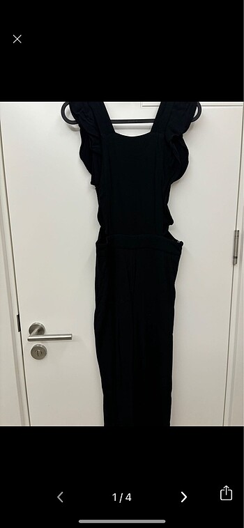 Siyah salopet - Görsel 4