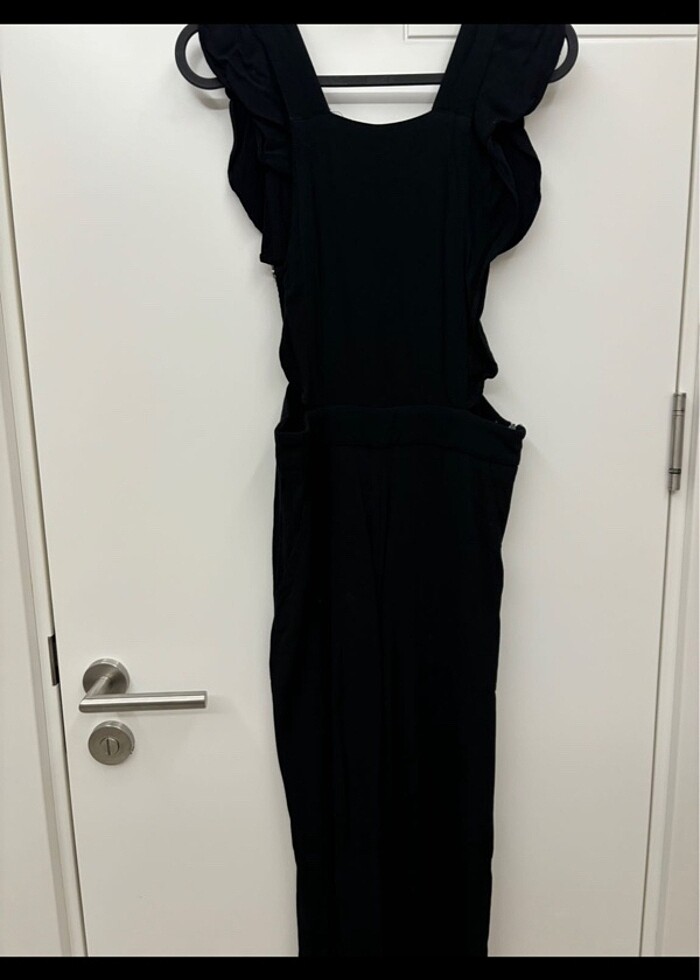 Siyah salopet - Görsel 4