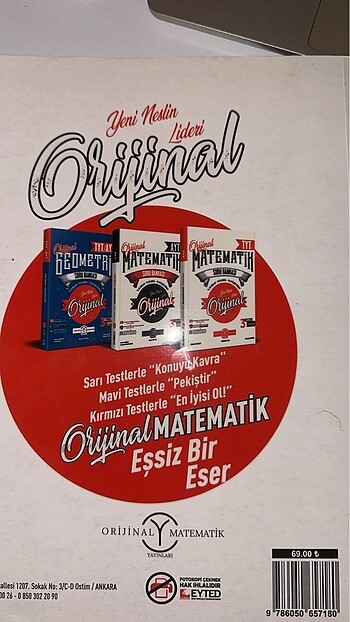  Orijinal geometri soru bankası