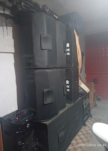 Siyah Profesyonel Ses Sistemi - Görsel 5