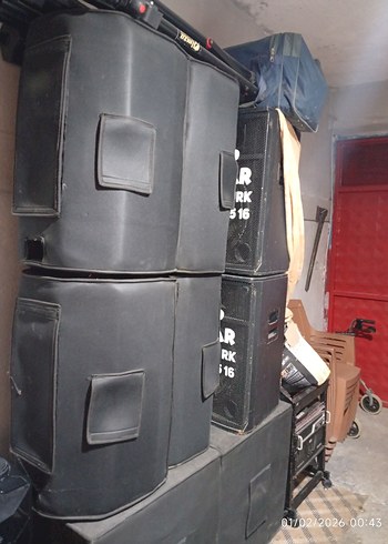 Siyah Profesyonel Ses Sistemi - Görsel 2