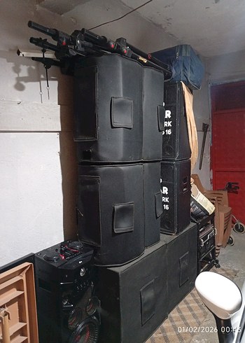 Siyah Profesyonel Ses Sistemi - Görsel 4