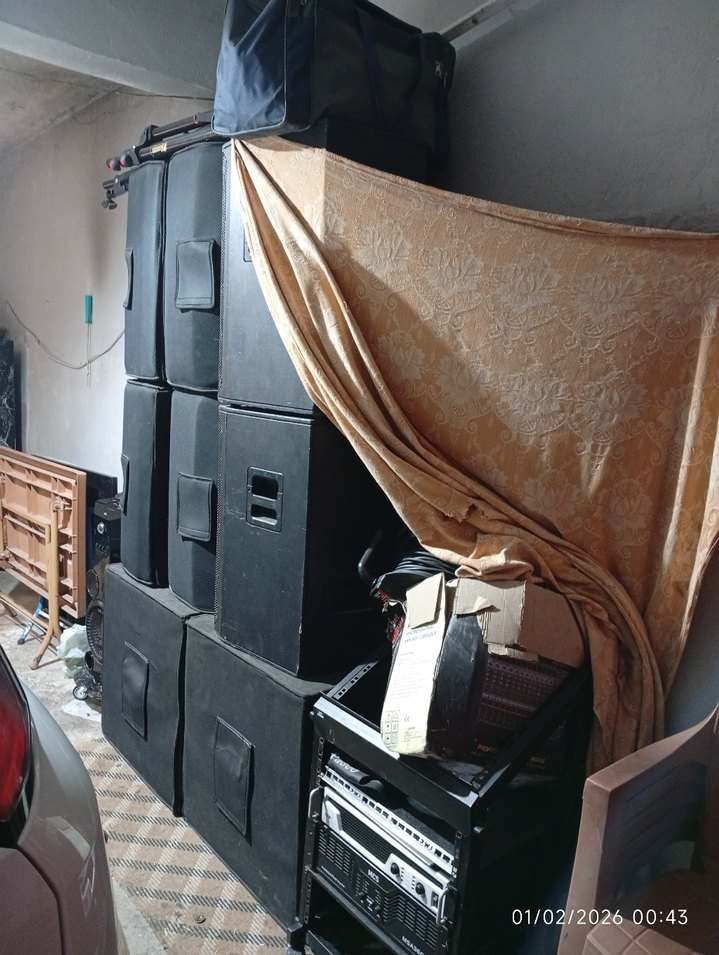 Siyah Profesyonel Ses Sistemi - Görsel 3