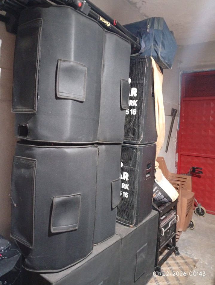 Siyah Profesyonel Ses Sistemi - Görsel 2