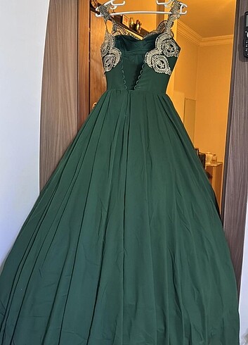 38 Beden Kaftan ve iç abiye elbisesi 