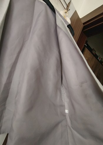 Gri Keten Kumaşlı Düğmeli Kolsuz Yelek - Görsel 5