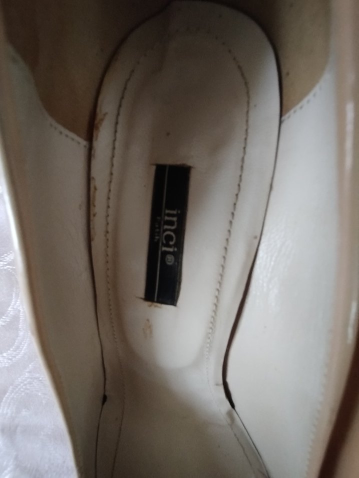 Bej Rugan Stiletto Kadın Ayakkabı - Görsel 3